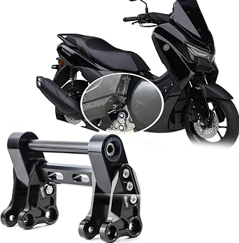For NMAX155 NMAX 155 2025 Improved Aluminum Alloy Engine Extension Hanger Connection Frame nmax155 nmax 155 Black