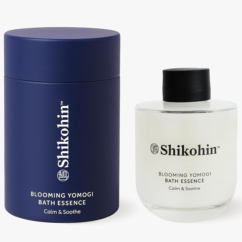 Shikohin Yomogi Milk Bath Soak, essência japonesa para banho com óleo de camélia, 100 mL