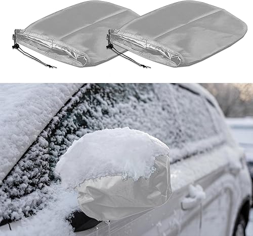 Miniatura 8 de 2 cubiertas de nieve para espejo lateral de automóvil cubiertas impermeables para espejo de visión lateral cubiertas de espejo de hielo para nieve
