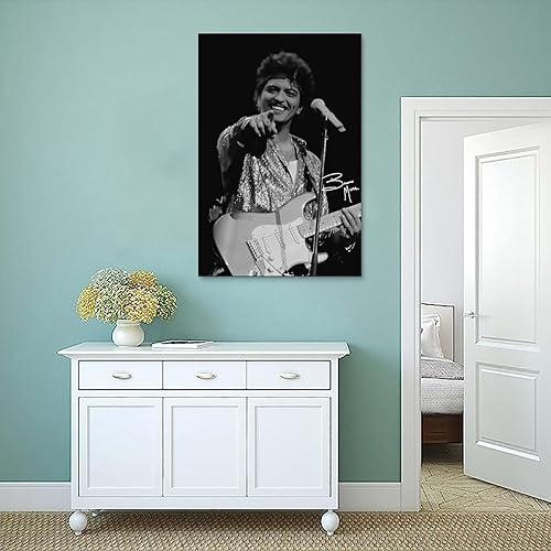 Miniatura 4 de zykaa Póster en vivo de Bruno Mars Singer con portada de álbum de música, decoración de lienzo para dormitorio, póster artístico sin marco, 12 x 18