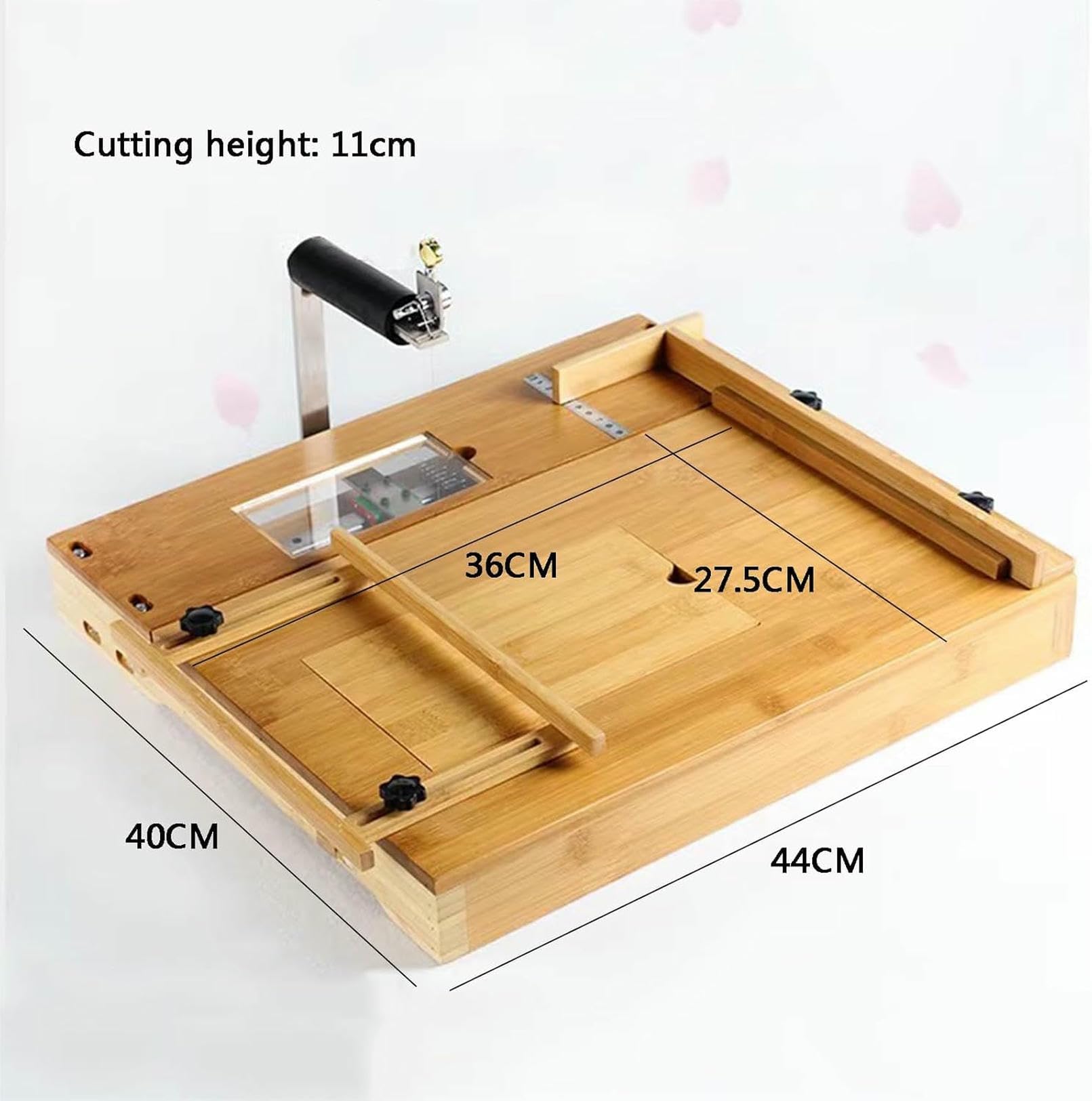 Molde ajustable para cortar pan de jabón con cortador de alambre y escala de tamaño, caja de almacenamiento oculta para hacer jabón, herramienta de corte de pan