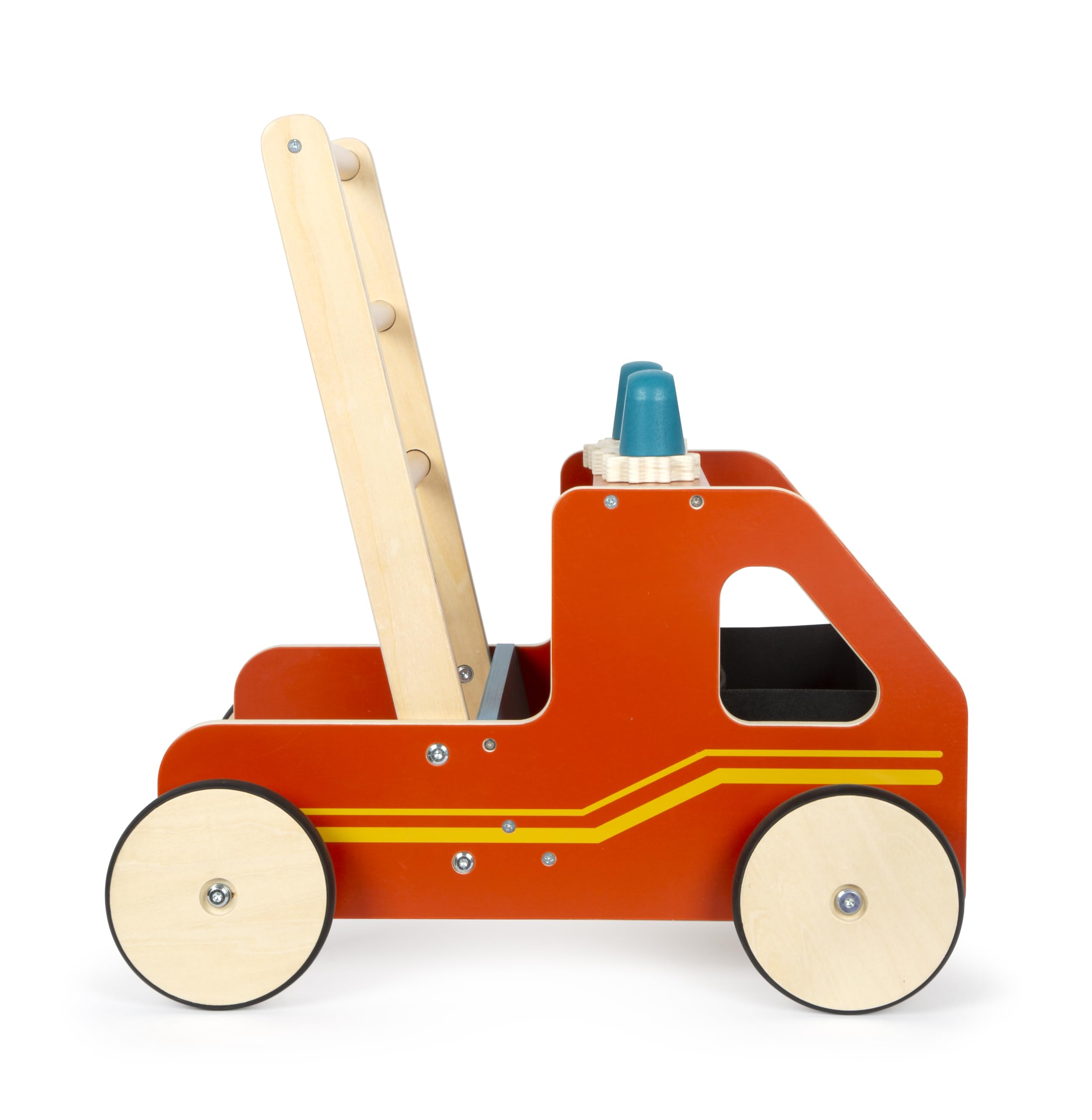 small foot Andador de Bomberos, Madera, Moderno para Aficionados a los Bomberos, niños a Partir de 12 Meses, 12540