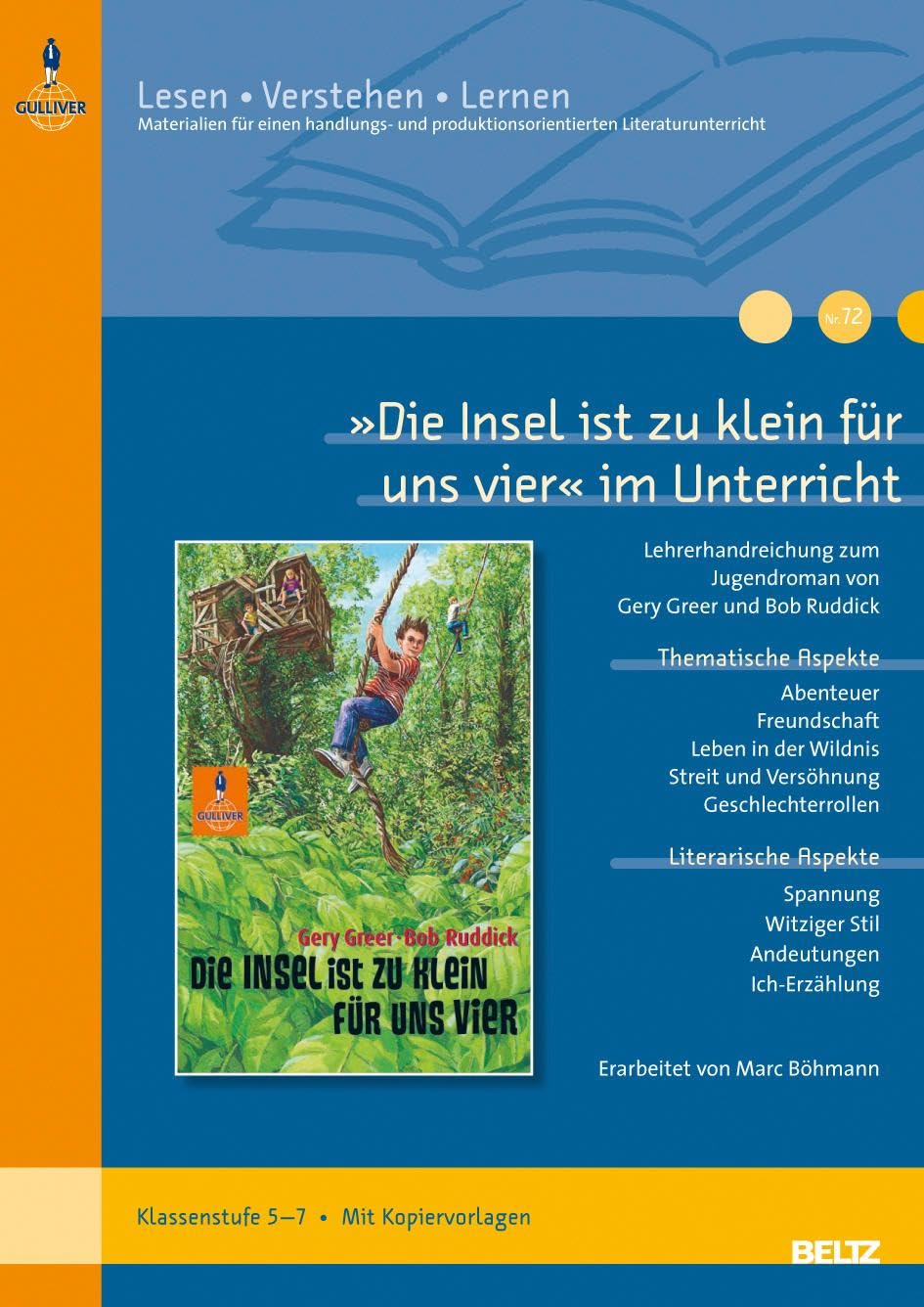 Die Insel Ist Zu Klein Für Uns Vier Unterrichtsmaterial Lösungen »Die Insel ist zu klein für uns vier« im Unterricht: Lehrerhandreichung