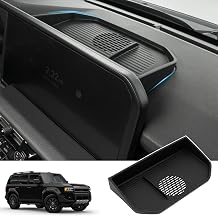 2 Pack Rear Cup Holder Inserts for Toyota Land Cruiser 1958 250 LC250 Prado Accessories 2025 - Third Row SUV Trunk Cup Holder Liners - Protector Cup Drink Coaster Black Car Interior Accessories - TPE