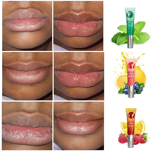 Miniatura 8 de Aceite labial hecho con semillas negras, semillas de uva y aceites de vitamina E Juicy By Mon Cheri (limonada de frambuesa) brillo curativo, todo