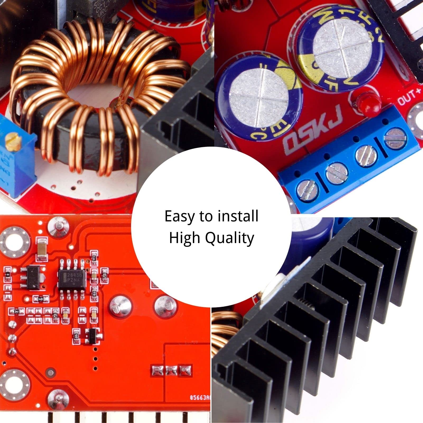 Convertitore DC-DC Modulo Boost Regolabile 4.5V-32V Ingresso 5V-35V