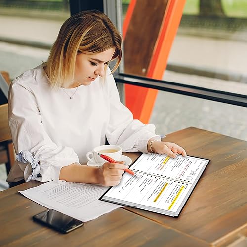 Miniatura 7 de Ymumuda Agenda 2024-2025, julio 2024 a junio 2025, agenda diaria semanal y mensual, 8.4 x 6 pulgadas, agenda académica de 12 meses con espiral,