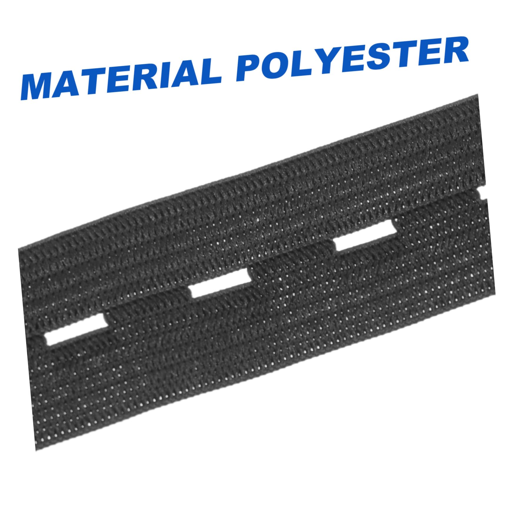 DOITOOL 5 Rollos Banda Elástica con Ojales Ajustables para Costura Metros de Poliéster Resistente para Pantalones Faldas y Manualidades