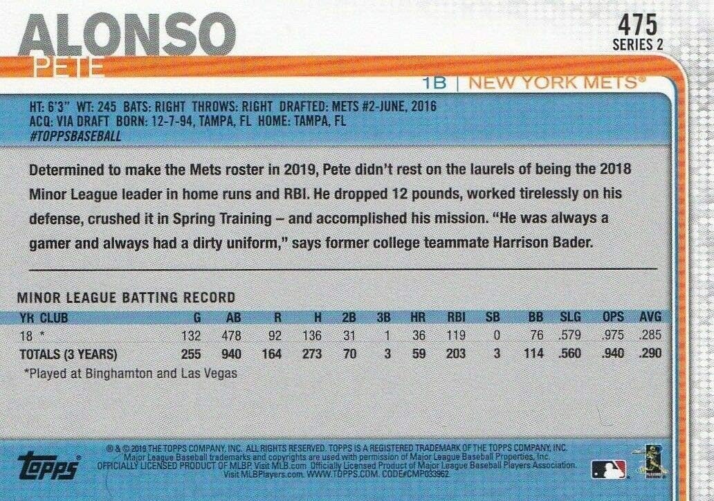 2019 Topps MLB Baseball Series Complete Mint Hand Collated 700 Card Set LOADED with Stars and Rookie Cards Including Aaron Judge, Mookie Betts, Ronald Acuna, Pete Alonso Rookie Card and Many Others