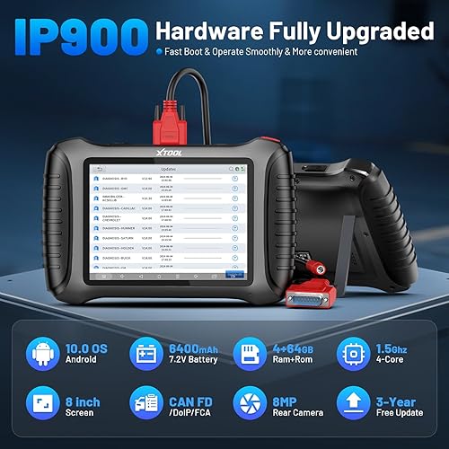 Miniatura 8 de XTOOL Herramienta de escaneo de diagnóstico automotriz D8 2023 más nueva con 3 años de actualizaciones codificación ECU controles bidireccionales