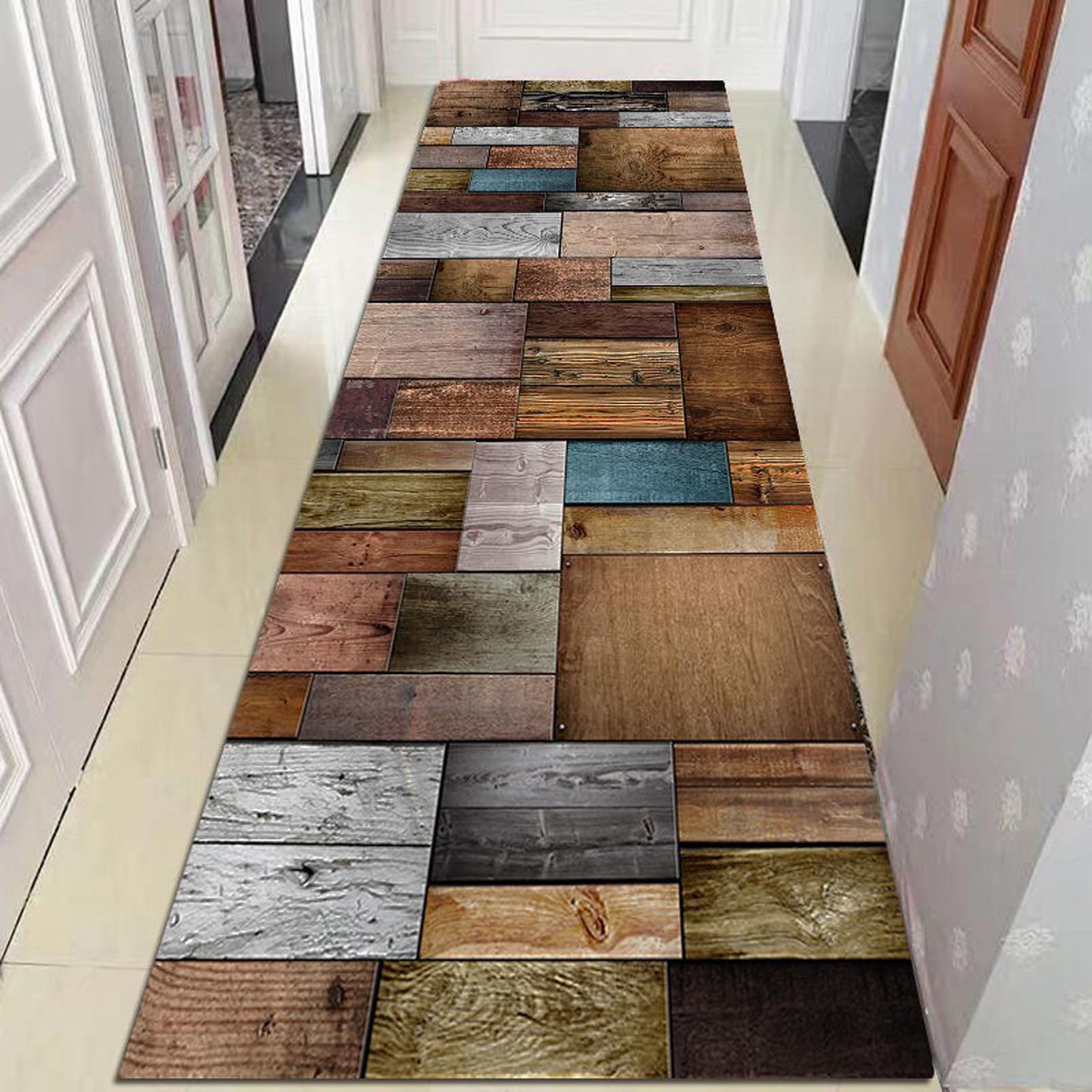 Tapis de passage AZMANI de 1m x 1,5m pour couloir et bureau
