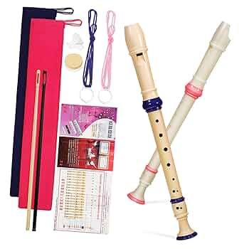 Amazon | ソプラノリコーダー 2個 8穴 音楽リコーダー
