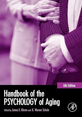 Handbook Of The Psychology Of Aging