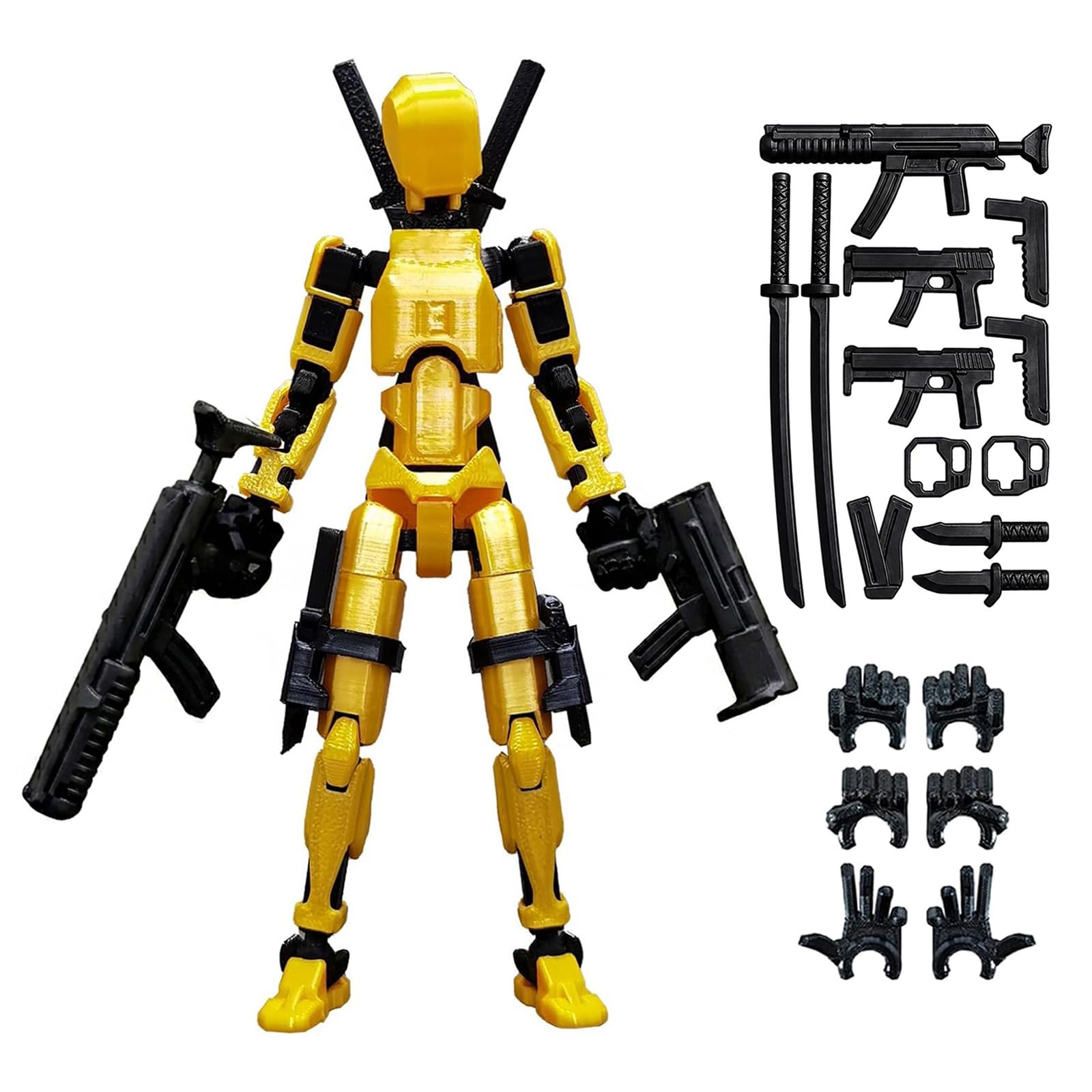 Amazon.com: altuco T13 Action Figure with Lots of Accessories,3D