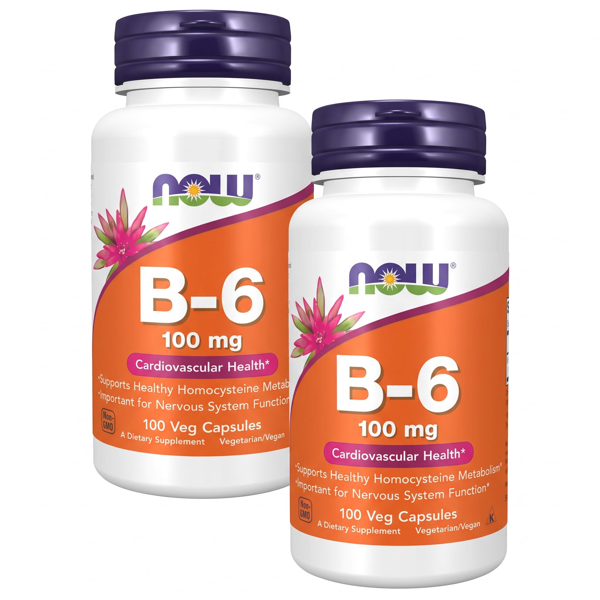 NOW Supplements, Vitamin B-6 (Pyridoxine HCl) 100 mg, 250 Veg Caps — Amazon image 10