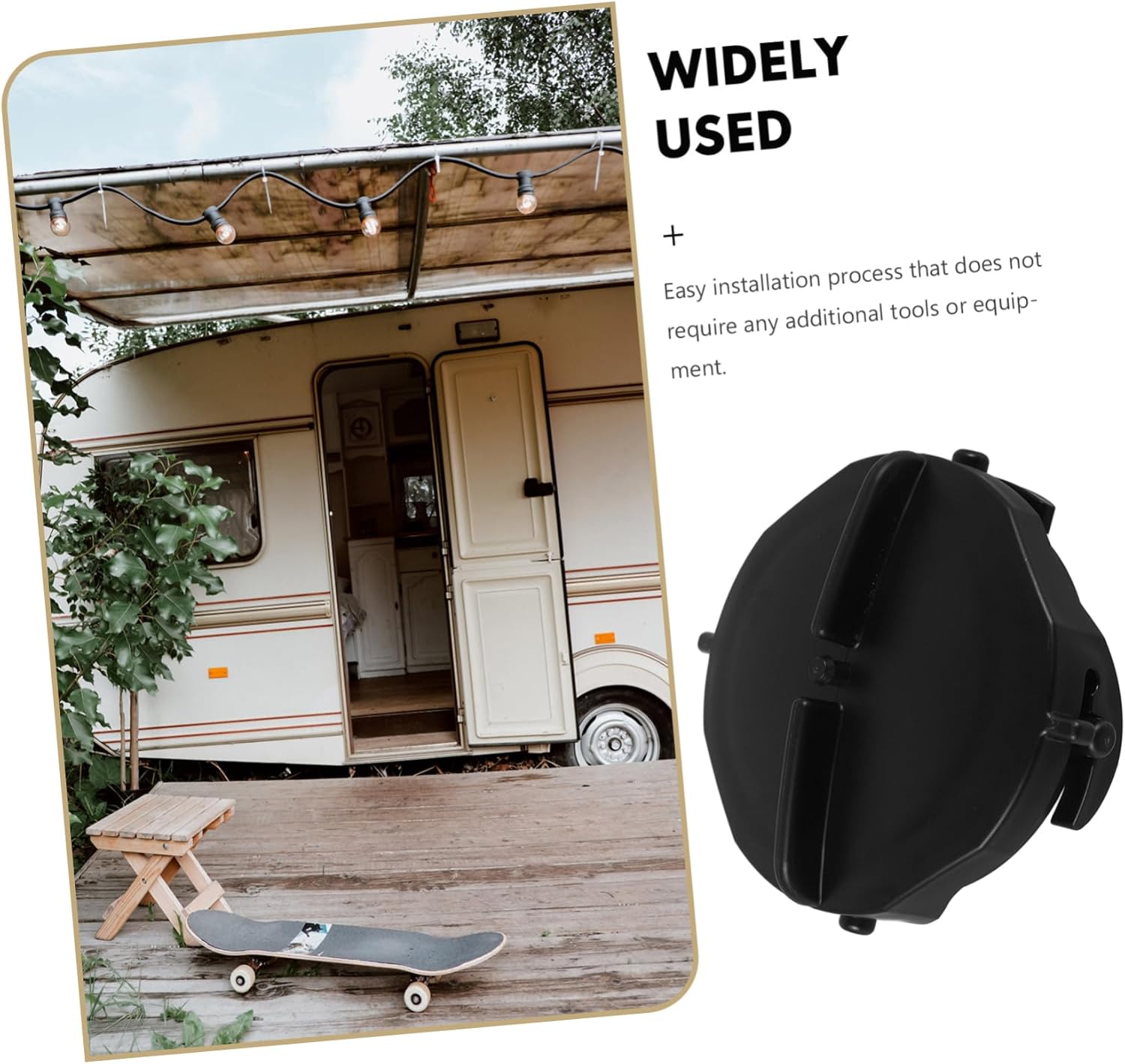 Ciieeo 4pcs Rv Sewer Hose Cap Rv Sewer Fitting Replacement for Travel Trailers and Campers Prevents and Overflow Easy to Install and to Deformation