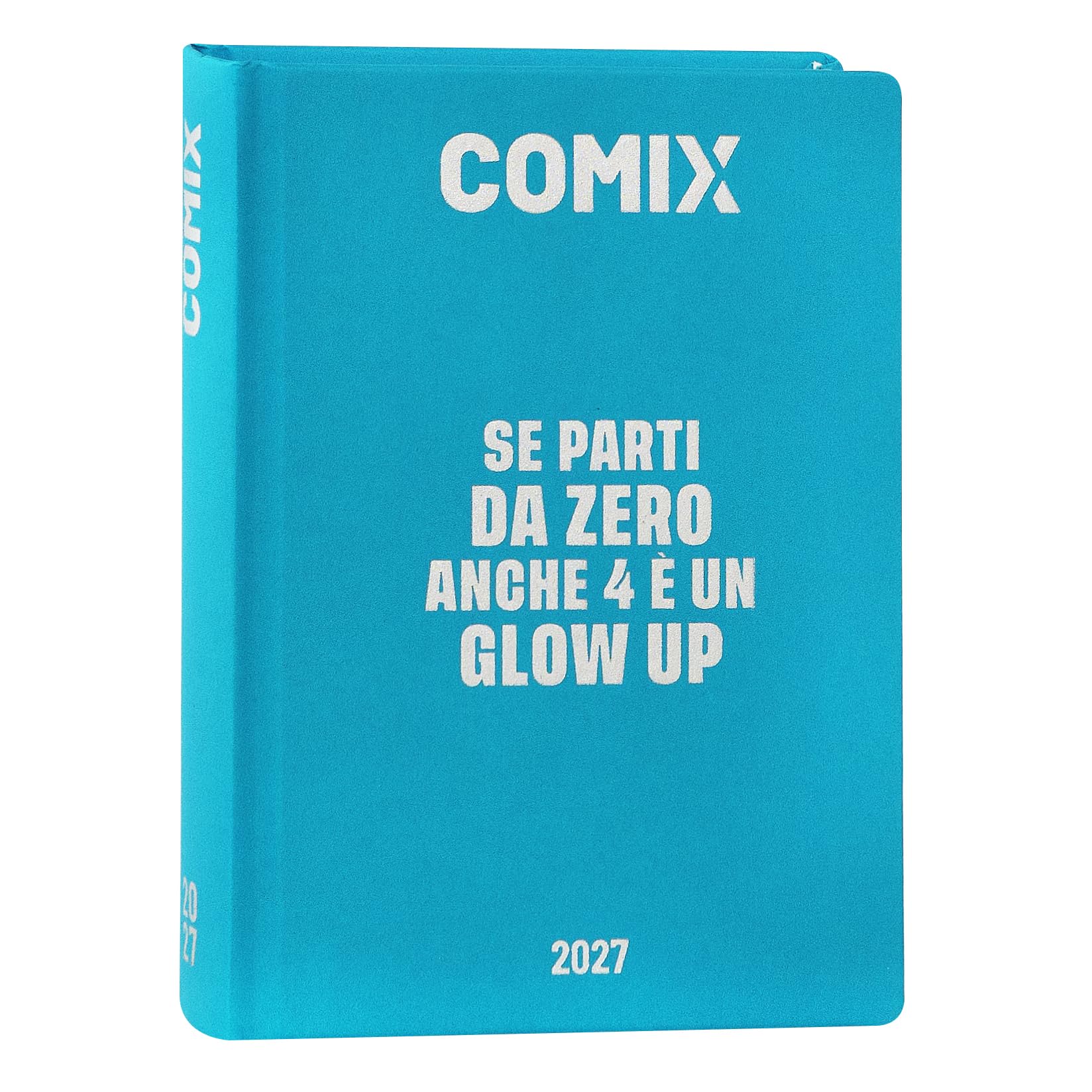 COMIX - Agenda 2027 Giornaliera 16 Mesi, Diario per Scuole Medie e Superiori, con Copertina Rigida, 576 Pagine con Grafiche e Fumetti, Ideale per Ragazzi e Ragazze, 13x17,8 cm