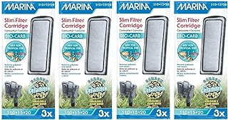 Marina Slim Filter Carbon Plus Ceramic Cartridge (12-Count)