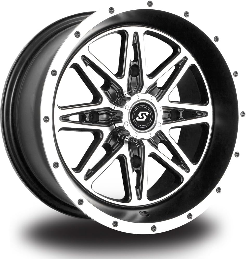 Amazon.com: Sedona Badlands Machined Wheel - 14x7 - 4+3 Offset - 4/156 ...