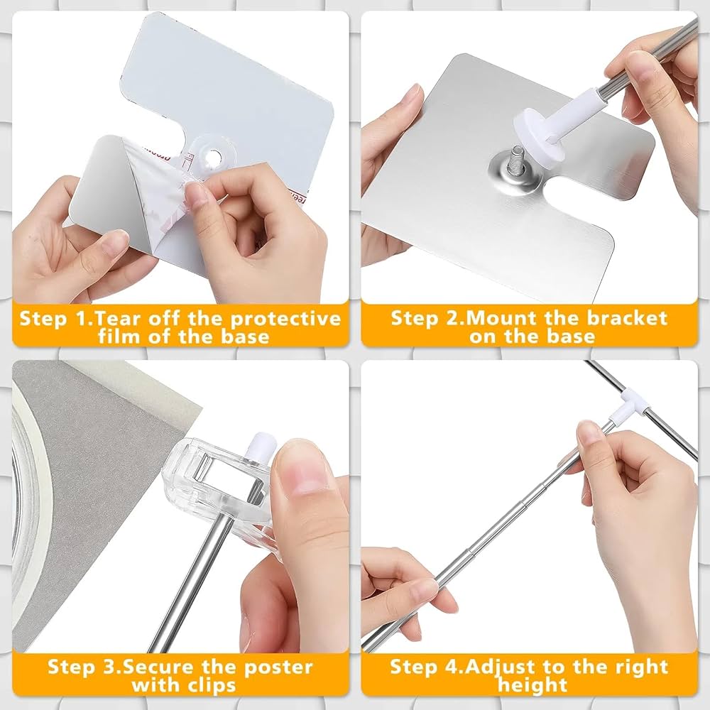 Amazon.com : Dunzy 8 Pack Adjustable 11 in - 36.6 in High