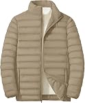 MAGINVIT Men's Puffer Jackets Lightweight Warm Windproof Coat Water-Repellent Windbreaker Quilted Jacket Winter Fall Spring
