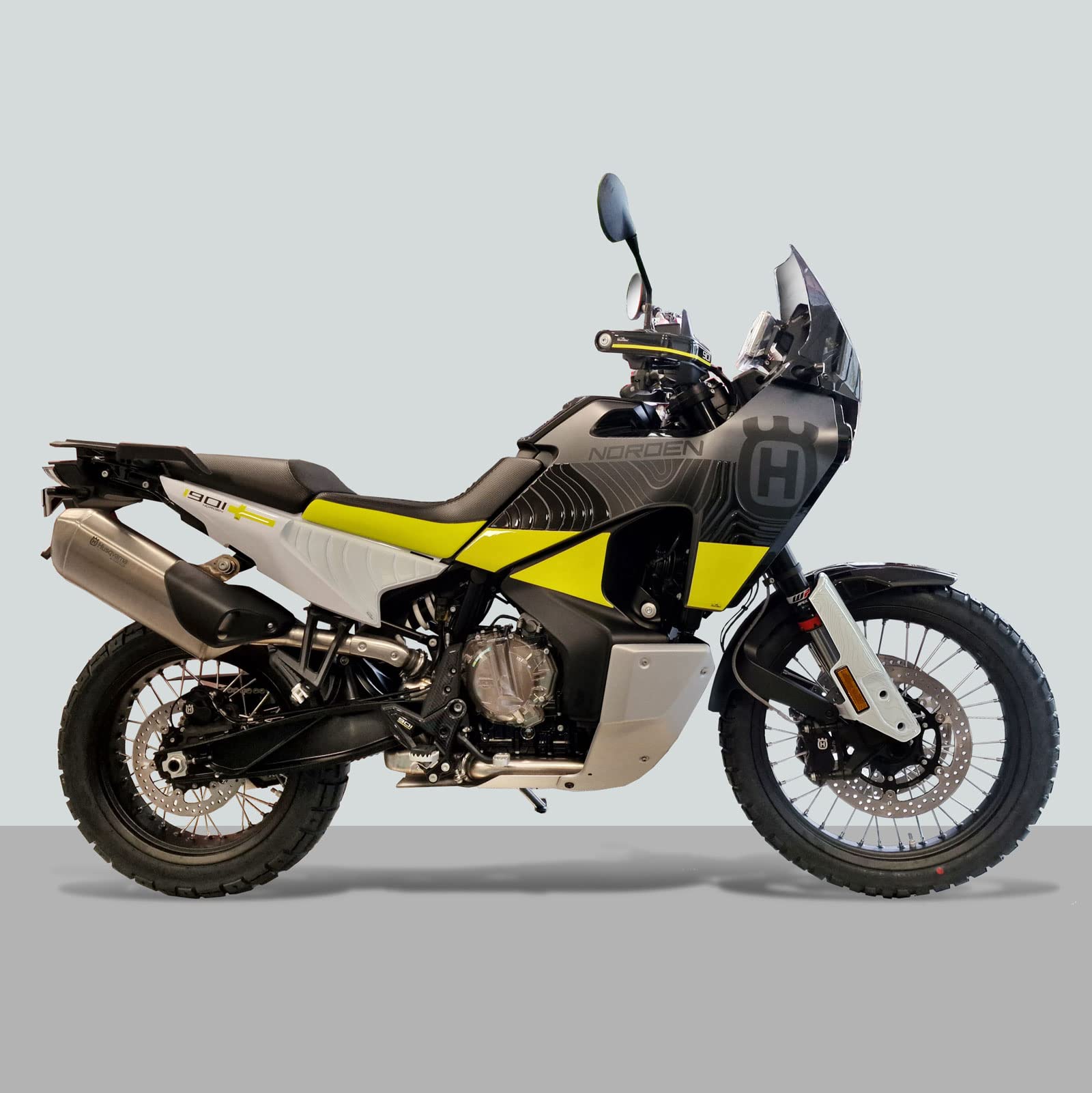 3D Sidewall Stickers Moto Compatible Avec Husqvarna Norden 901 2025