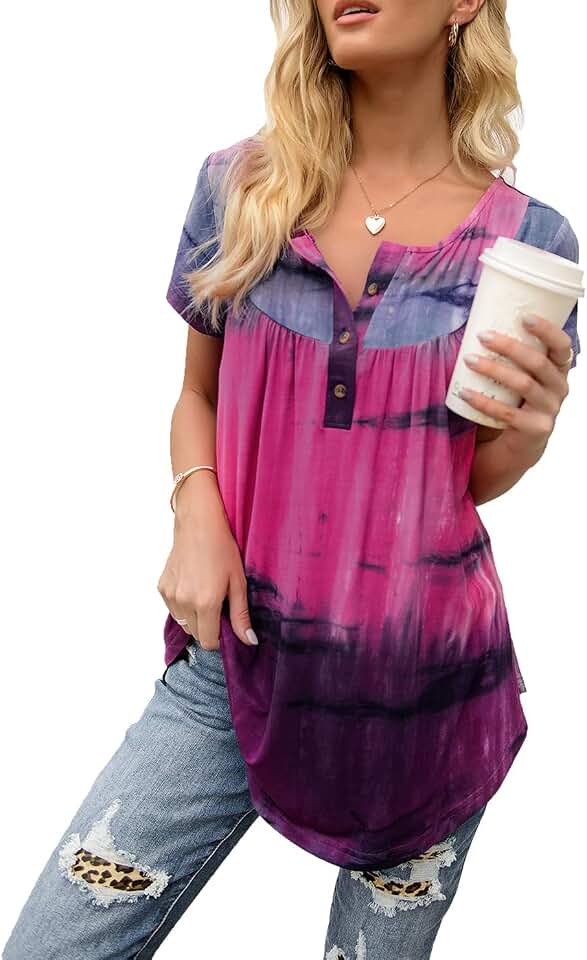 purple tie dye shirt outfit