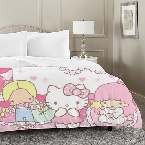 Miniatura 2 de My Bunny Melody - Juego de ropa de cama de dibujos animados de anime para niños, niñas, mujeres y hombres, 100% algodón, funda de edredón y fundas
