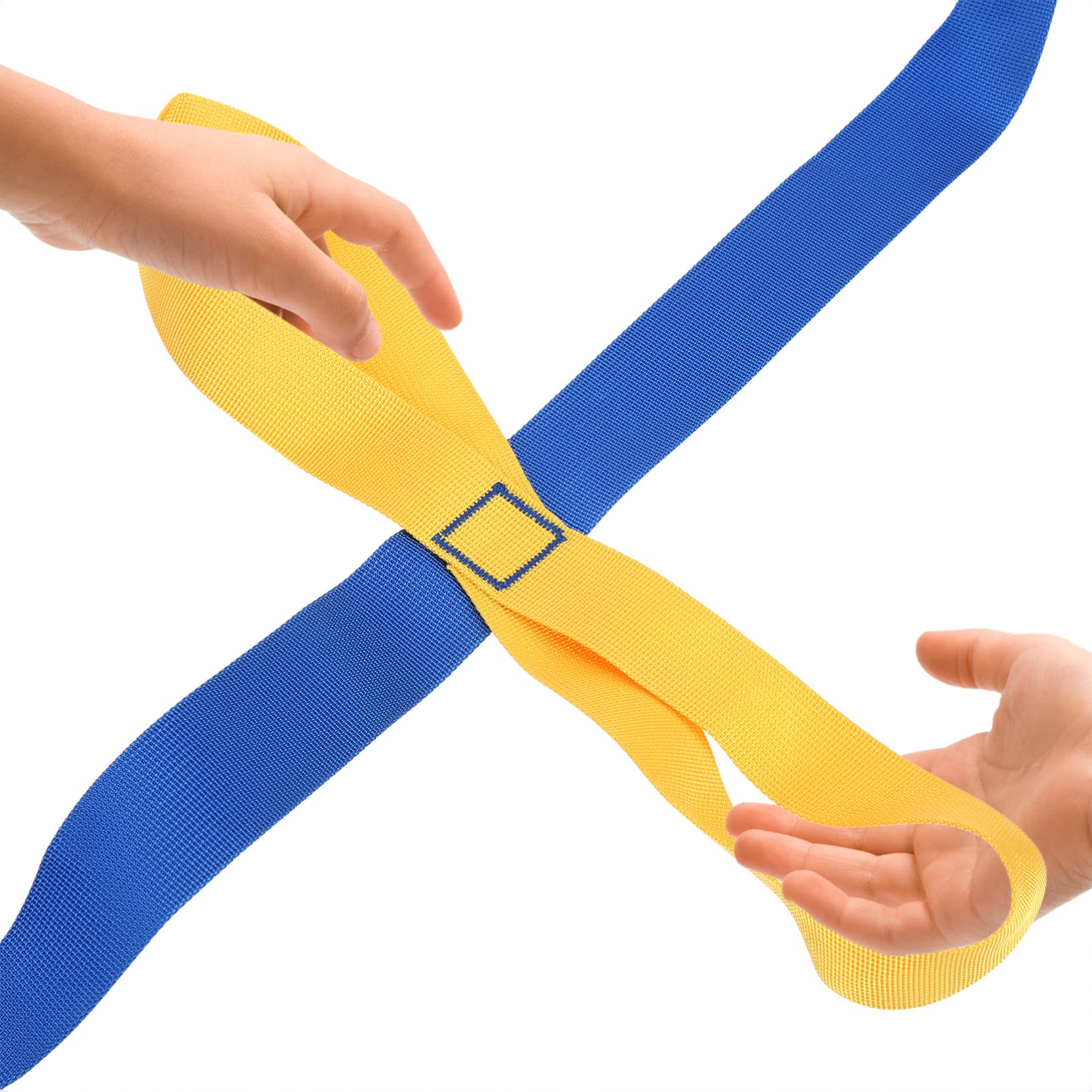 Gadpiparty Corde de marche de sécurité pour enfants avec 16 poignées, corde de marche réglable en plein air, corde de sécurité pour garderie, jardin d'enfants