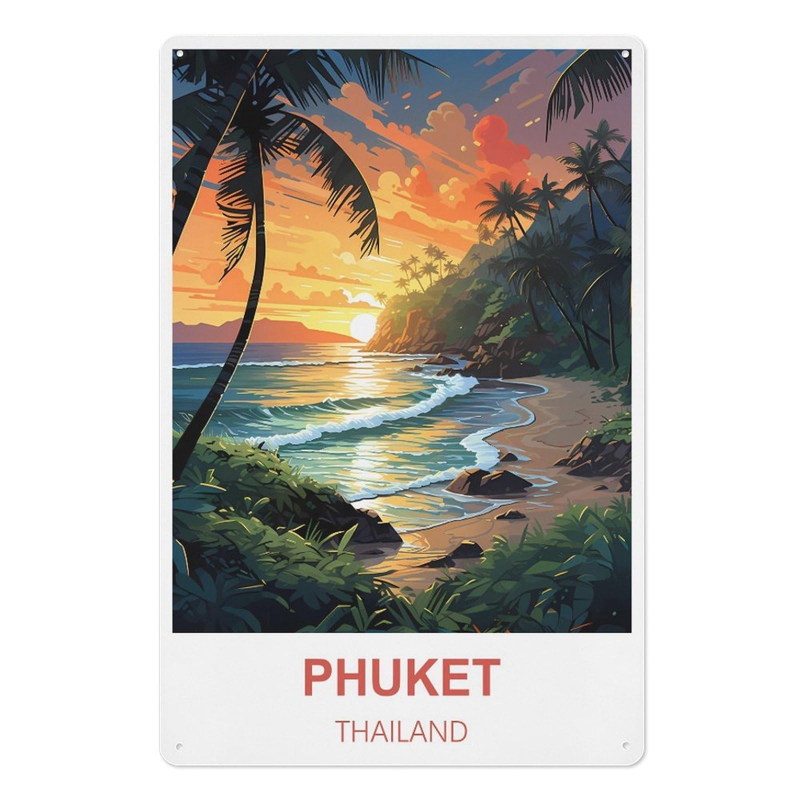 Retro Design Tin Painting Vintage Tin Sign 08x12inch(20x30cm) Wall Art for Home Office Bedroom Living Room Cafes Wall Decor