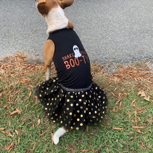 Camiseta para Perro Halloween Shake Your Boo-ty | Disfraz miniatura 2