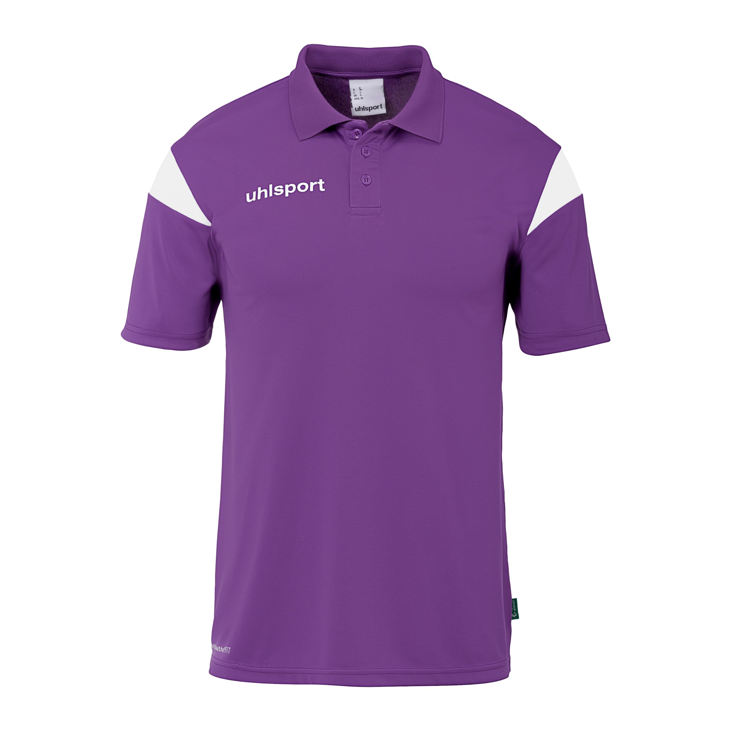 uhlsport Squad 27 Polo Shirt – Polo Shirt Men, Women and Children – T-Shirt with Polo Collar, Purple/White, XXXL
