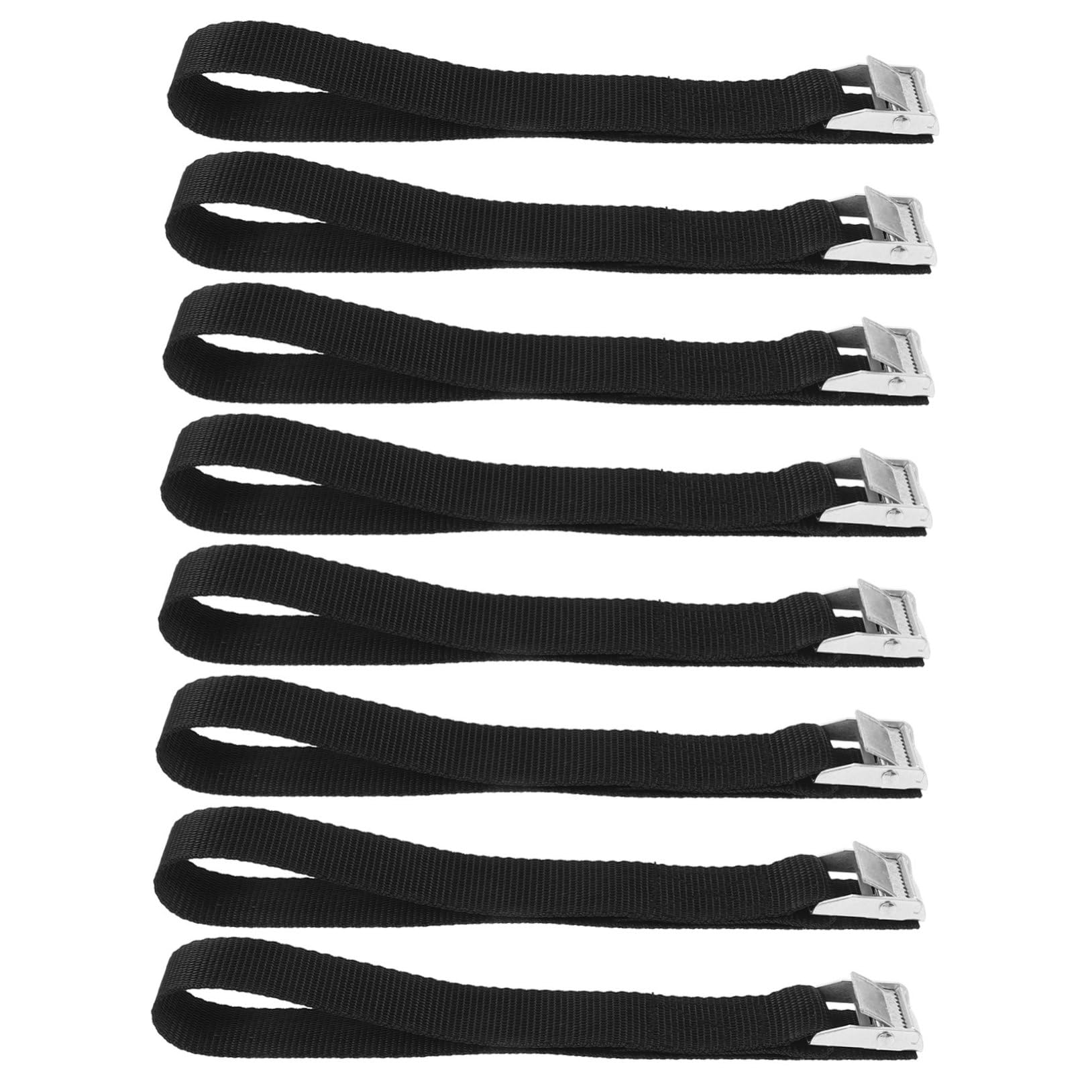 Sosoport Adjustable Aerator Shoes Straps 8pcs Metal Bands for Grass Aerating Ideal for Yard Maintenance