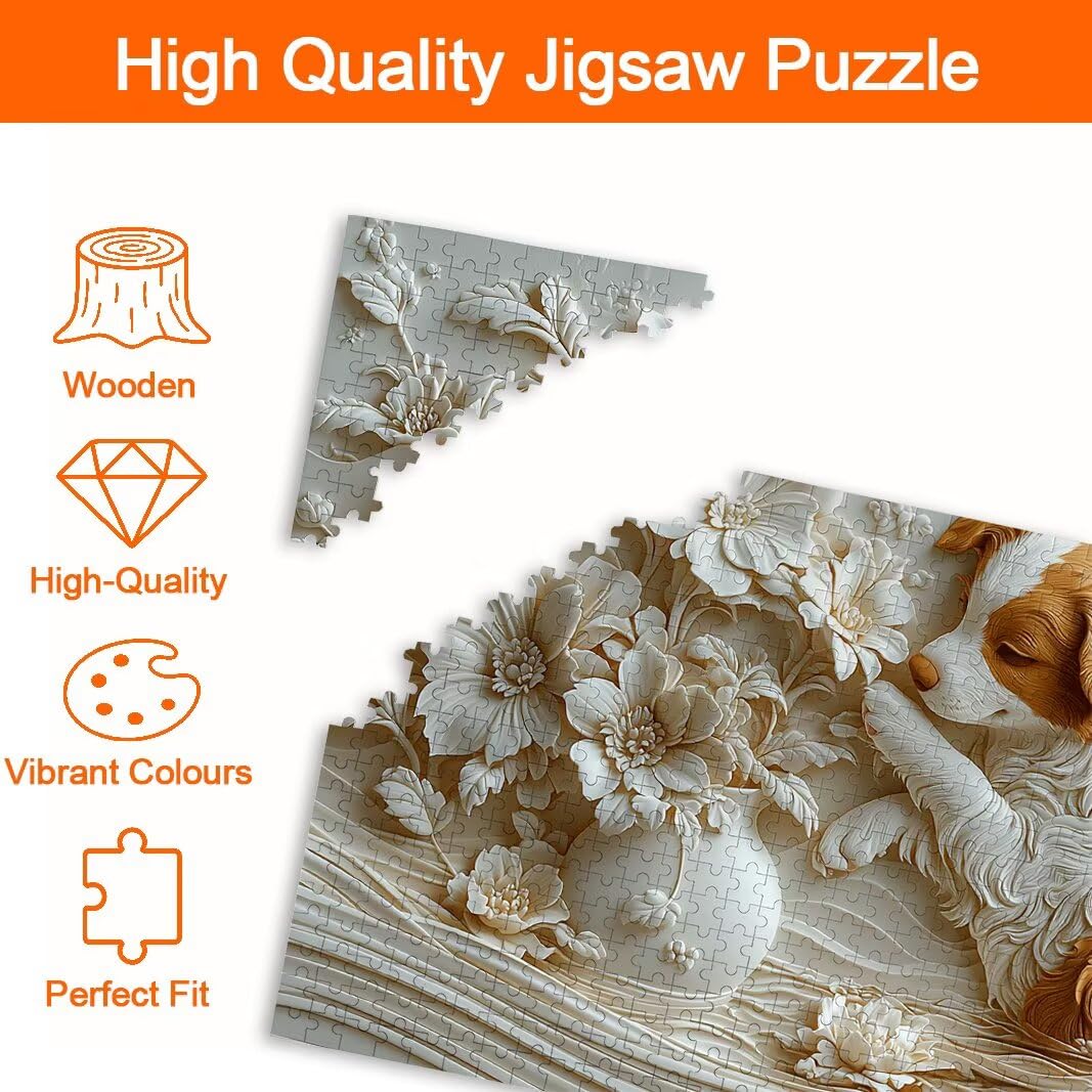 Puzzle 2000 Pezzi, Puzzle Cane, Misura: 100x71cm, Regalo Donna/Uomo -8969