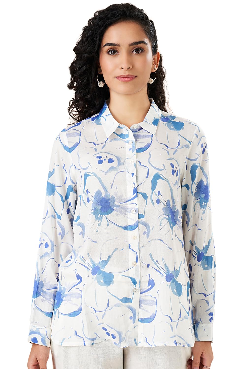 akkriti by pantaloons Women's Printed-AOP Regular Fit Tunic Shirt-picture-30