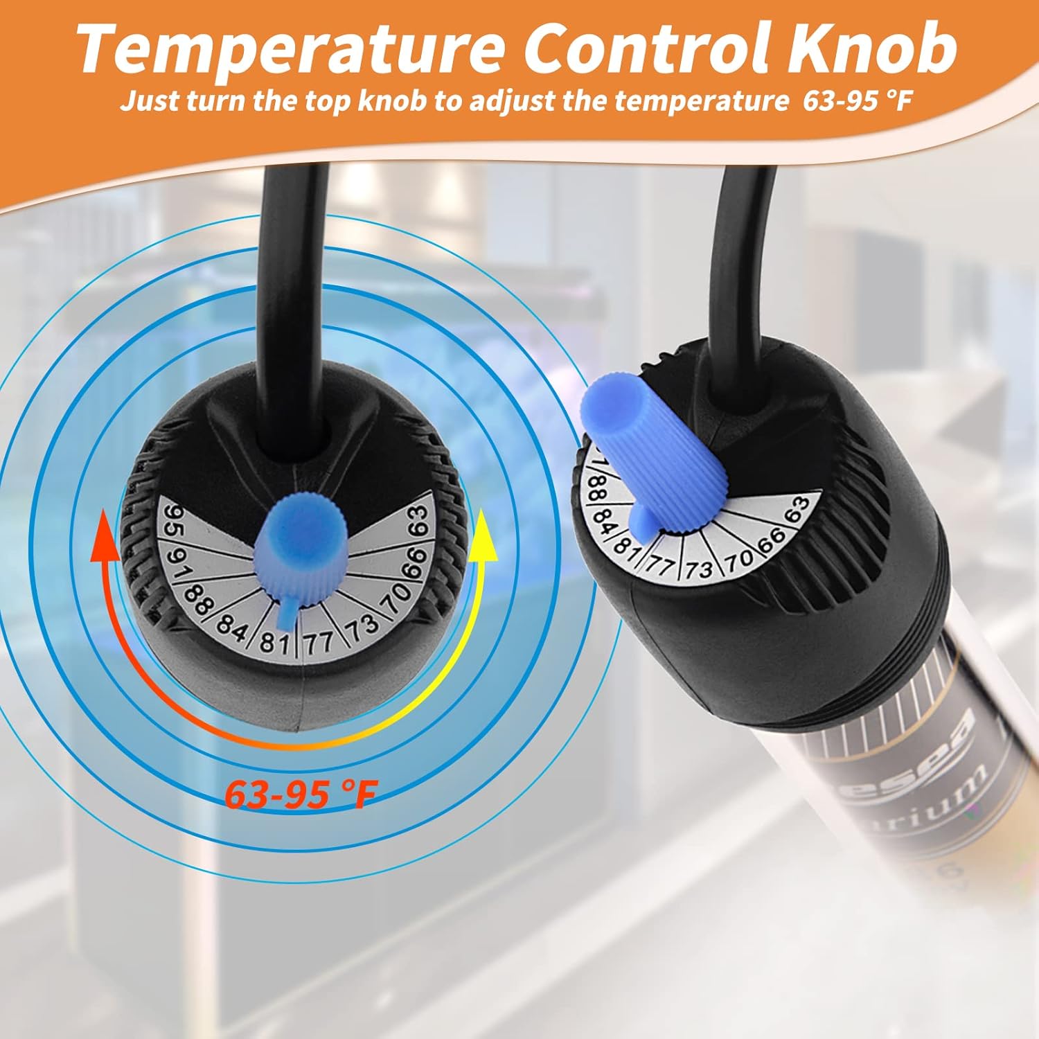 Buy FREESEA Aquarium Fish Tank Heater 25 Watt Mini Submersible Heater