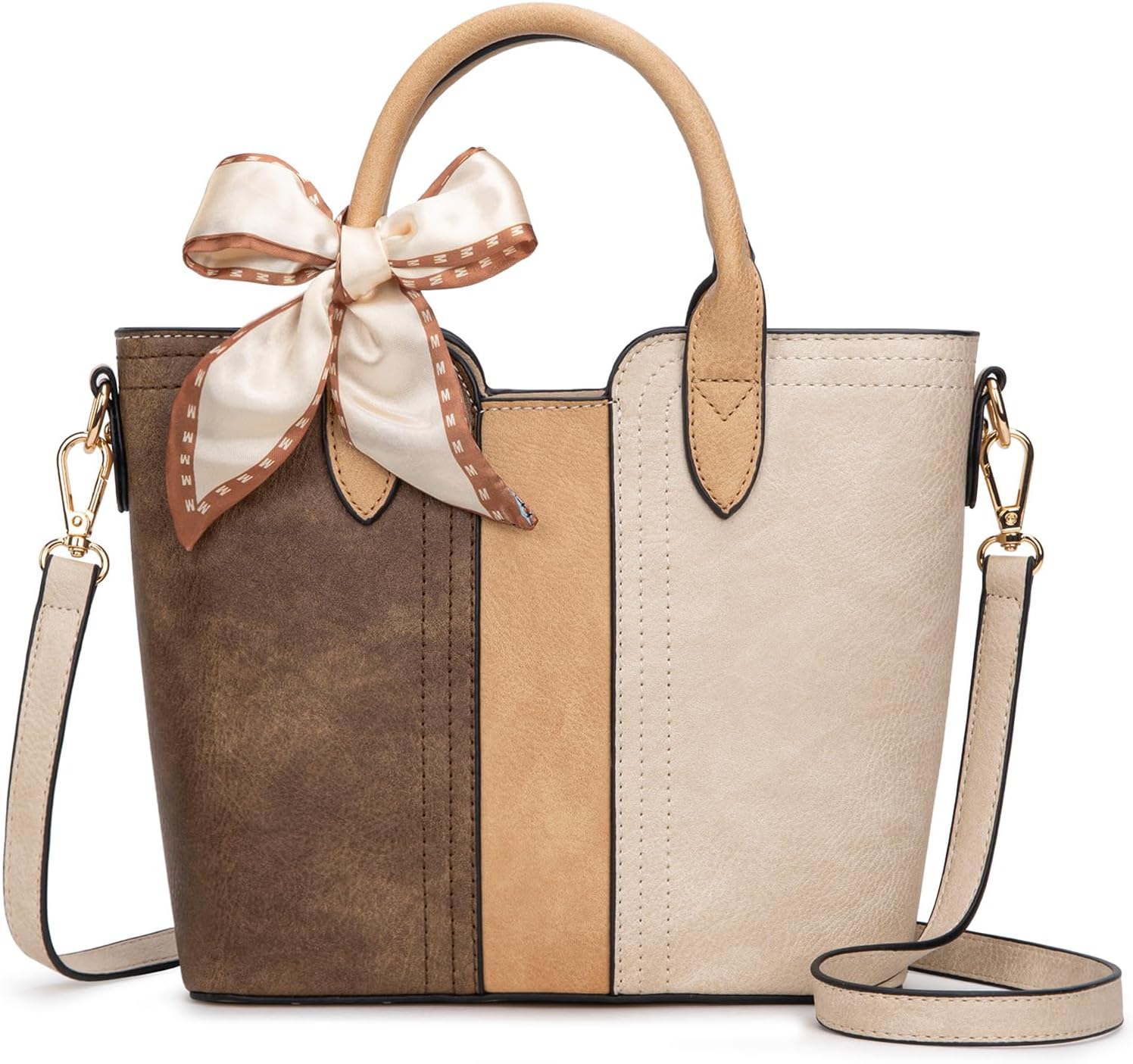 Montana West Small Tote Bags for Women Crossbody Purses Cute Satchel Handbag with Detachable Strap