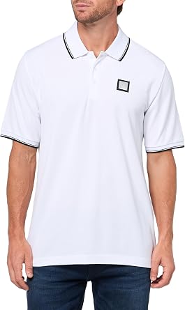 Karl Lagerfeld Mens Collared Short Sleeve Chest Logo Polo