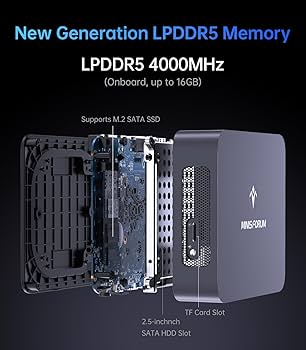 MINIS FORUM UN305C nettop, mini-PC, Intel Core i3-N305, 16