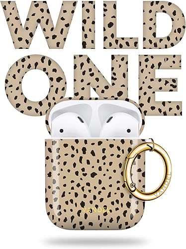 Vista 8 de Vandel Funda rígida para AirPods de 2ª generación y 1ª generación con llavero y diseño estético de Apple para mujer