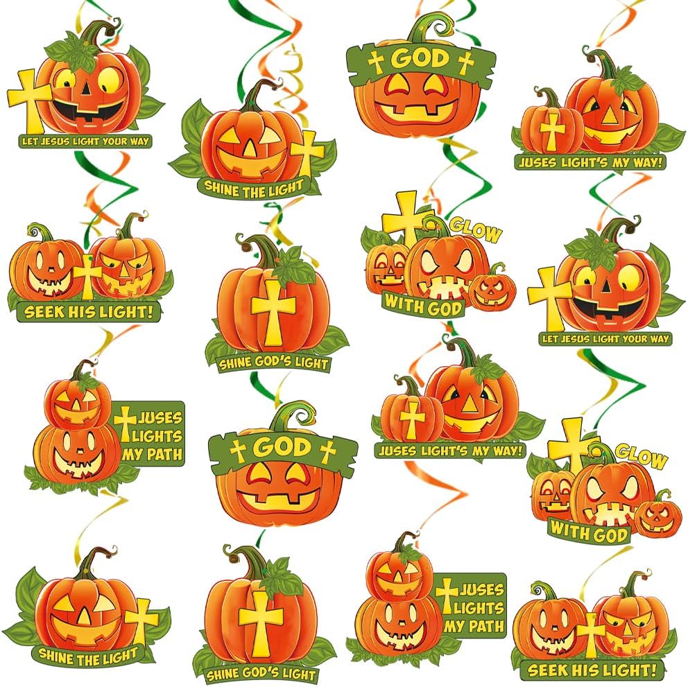 CINRAY Halloween Christian Party Decoration Jesus Fall