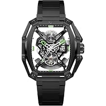 CIGA Design Skeleton Hunter Automatic Mechanical Watch Stainless Steel | Self-Developed Movement, Skeleton Tonneau Case, Tapered H-Link Steel Bracelet, Luminous, KE-efficient Rotor, Sapphire Crystal