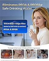 Vista 5 de Waterdrop Plus WDP-F19C Reemplazo para filtro de agua de refrigerador GE® RPWFE®, RPWF (con CHIP) NSF 401, compatible con WSG-4, GFE28GBLTS