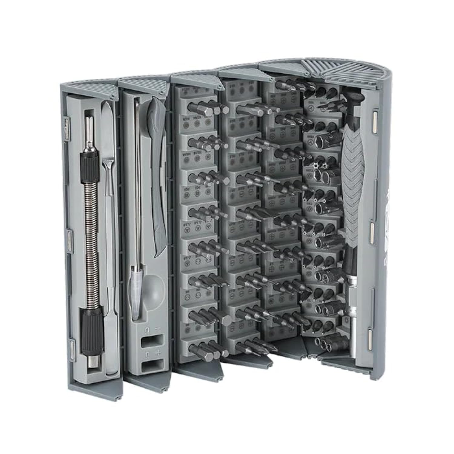 ProOnePGS101 126 Pcs Precision screwdriver set CRV strong magnetic Non-slip Driver Kits Repair Tool Kit Comfortable for Macbook/Mobile Phone/PC/Ipad/Tablet/Cameras and Other Electronics