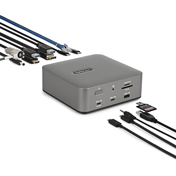 StarTech Thunderbolt 5 USB4 Dock Triple 4K 144Hz Dual 8K 60Hz 140W PD