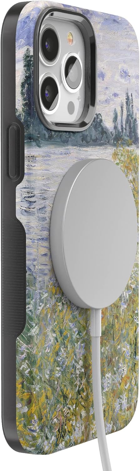 Casely iPhone 13 Pro Case | Monet's Summer Landscape | The Met Museum | Bold Protective Design | Compatible with MagSafe