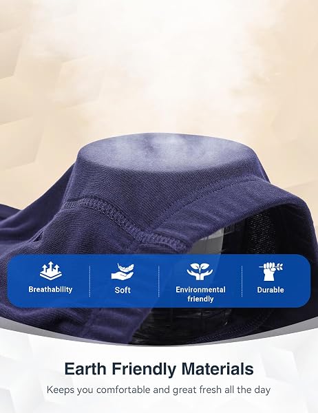 Confezione da 3 Boxer per Incontinenza da Uomo 250 ml Tampone Assorbente per Urina in Cotone Lavabile e Riutilizzabile Mutande Uomo per Incontinenza Blu Taglia M - 2