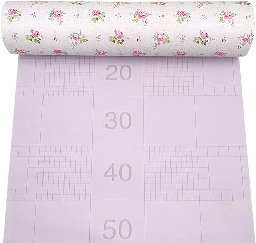 Miniatura 5 de Yifasy 19.7 ft Roll Pink Rose Shelf Liner Peel and Stick Wallpaper Revamp Furniture Wall Surface Decor Paper (M-236.2x17.7 Inch)