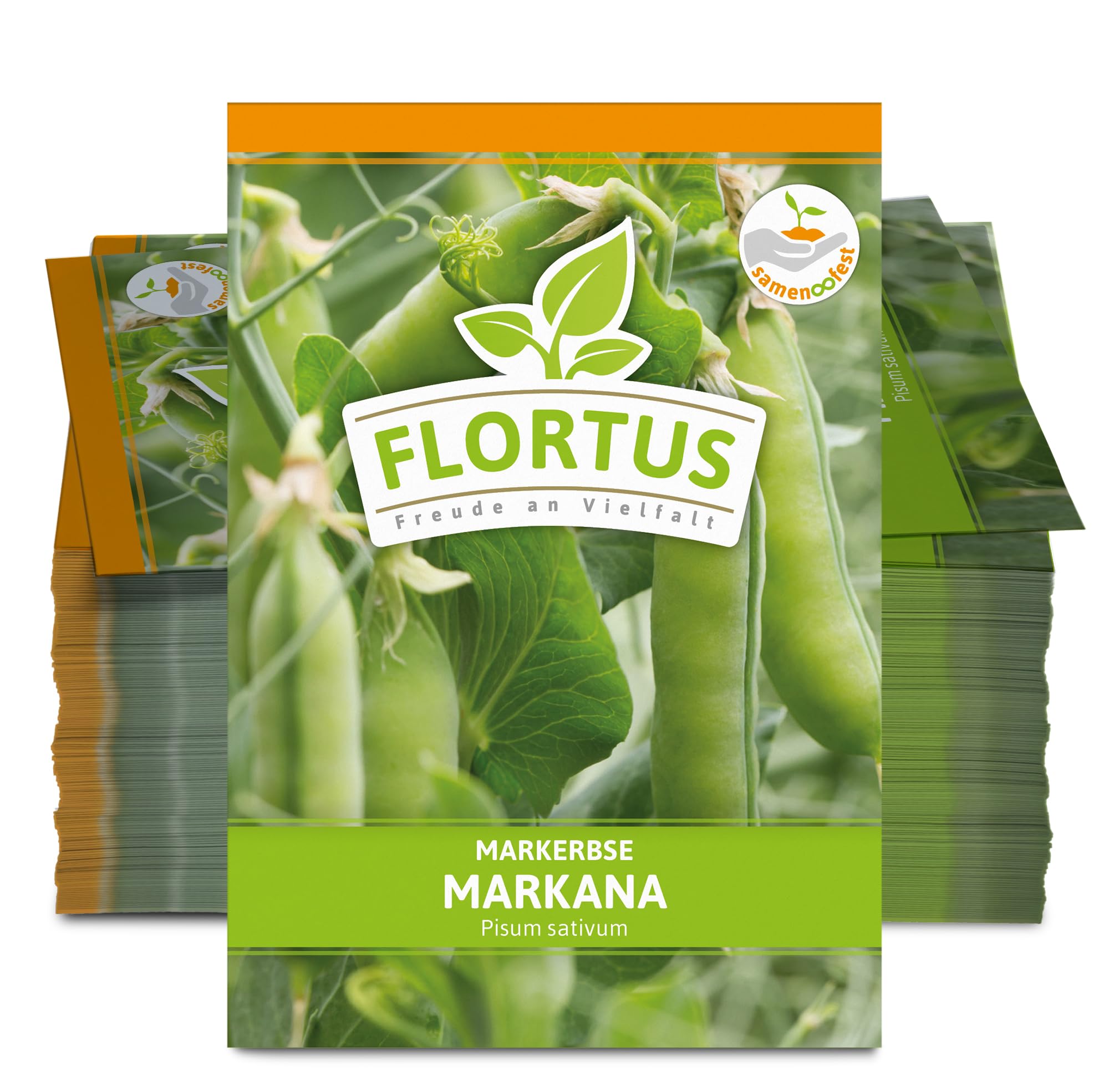 FLORTUS 2000-0492-100x Markerbse Markana (100 Stück) (Markerbsensamen)