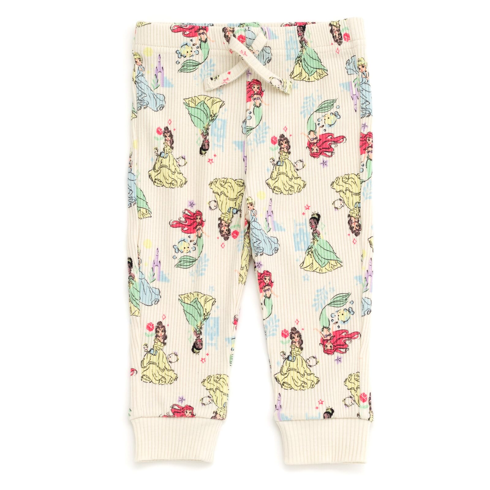 Disney Conjunto de 3 piezas para bebé y niña, pantalones de chándal y diadema, para recién nacidos a bebés (recién nacido - 24 meses)